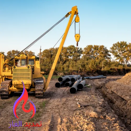 محل تمديد غاز مركزي بأبو ظبي